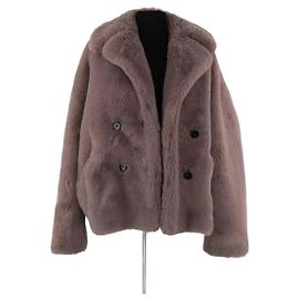 The Kooples Grey Synthetic Coat Grey