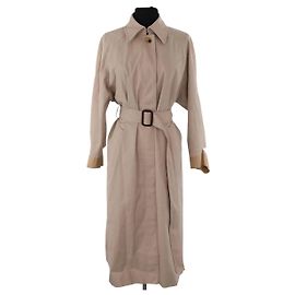 Trench in cotone beige Sandro Beige