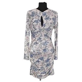 Maje Paillettenkleid in Silber Silber