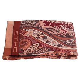 Stola Etro in cotone marrone Marrone
