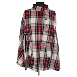 Apc Red Wool Poncho Red