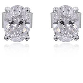Autre Marque 2.04 ctw White Gold Lab-Grown Diamond Earrings Other