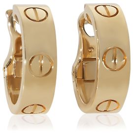 Pendientes de aro Cartier Love Classic en oro amarillo Otro