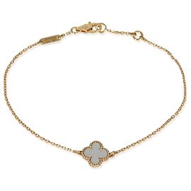 Pulsera Sweet Alhambra en oro amarillo y nácar Van Cleef & Arpels Otro
