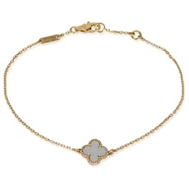 Van Cleef & Arpels Yellow Gold Mother Of Pearl Sweet Alhambra Bracelet Other