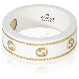 Gucci Yellow Gold Icon Ring Other