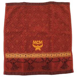 Lenço Toalha de algodão MCM marrom Marrom
