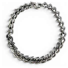Tiffany & Co Tiffany Forge Medium Link Necklace Silvery