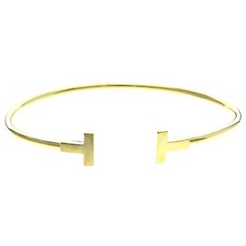 Tiffany & Co Pulsera Tiffany T Wire en oro amarillo de 18K Dorado
