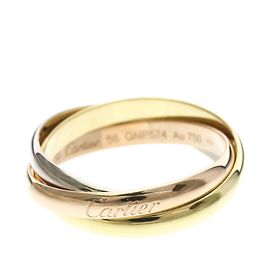 Anello Cartier Trinity in oro rosa bianco e giallo D'oro