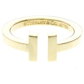 Tiffany & Co Anello Tiffany T Square in oro giallo 18K D'oro