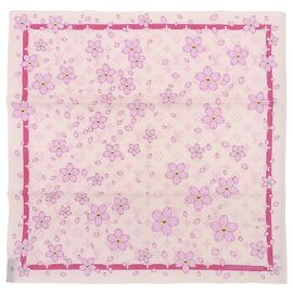 Lenço Louis Vuitton Takashi Murakami Rosa