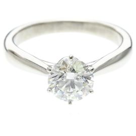 Tasaki Diamantring in Platin Silber