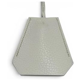 Hermès Collier Clochette en cuir vintage Hermes Gris