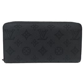 Louis Vuitton Mahina Zippy Wallet Schwarz