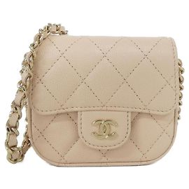 Chanel Timeless Classic Line AP2475 Handbag Beige
