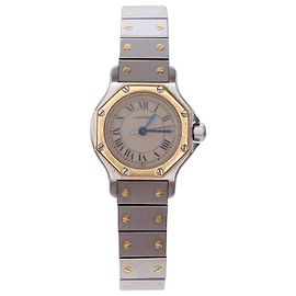 CARTIER Santos Galbee Steel Silver Accessory - 103756 Silvery