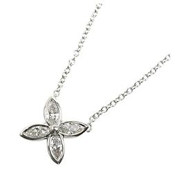 Tiffany & Co. Platinum Victoria Small Necklace Other