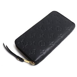 Louis Vuitton Zippy Long Wallet Black