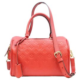 Louis Vuitton Empreinte Cerise Speedy Bandoulière 25 Rosso