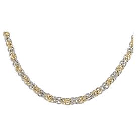 Autre Marque Collier Au750/PT850 Doré