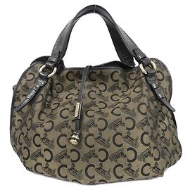 Céline Borsa a tracolla Celine Bitter Sweet in tela e pelle Nero D'oro