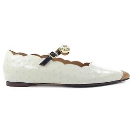 Chaussures en cuir Marni Beige