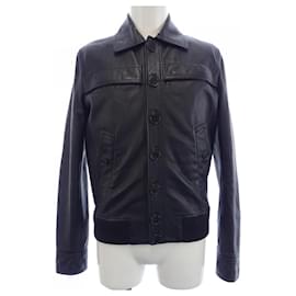 Yves Saint Laurent Saint Laurent 607790 YC2OC Leather Jacket Black