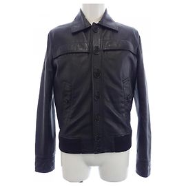 Yves Saint Laurent Giacca in pelle Saint Laurent 607790 YC2OC Nero