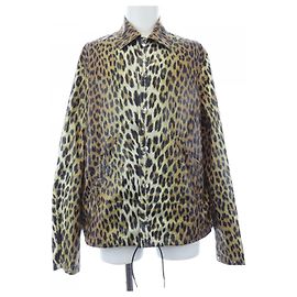 Céline Blouson de cuero CELINE Castaño Otro