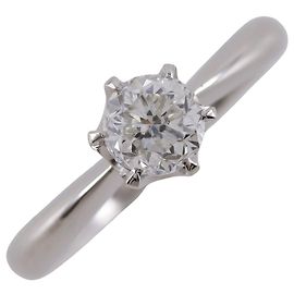 Autre Marque Pt900 Platin Diamantring Silber
