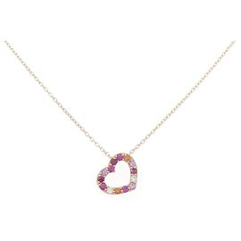 Autre Marque Collar Ponte Vecchio EMOZIONE Au750 Rosa