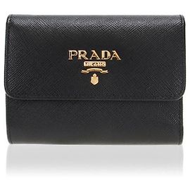 Prada Portefeuille Saffiano Noir
