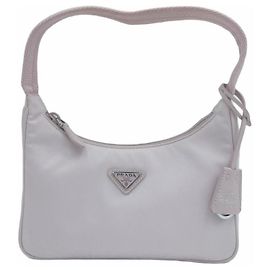 Prada Mini bolsa Hobo de nylon Re-Edition Rosa Rosa