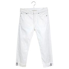 Dior Women's Boyfriend Denim Pants White