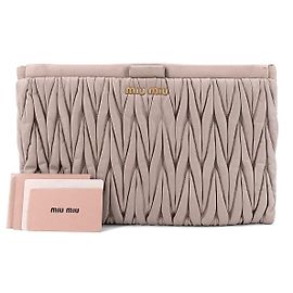 Miu Miu Pochette Matelassé Rose