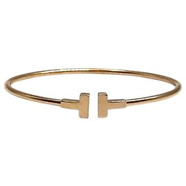 Tiffany & Co Pulsera estrecha de hilo de oro rosa Rosa