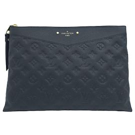 Louis Vuitton Pochette Daily en cuir Monogram Empreinte Noir