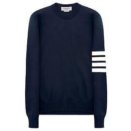 Thom Browne Milan Strick Navy Blau