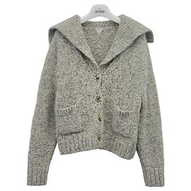 Bottega Veneta Wool Cardigan Jacket Brown