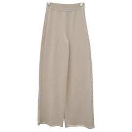 Loro Piana Pantalones de cachemira para bebé Blanco