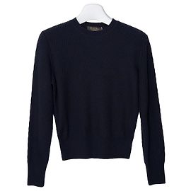 Loro Piana Maille en cachemire bleu marine Bleu