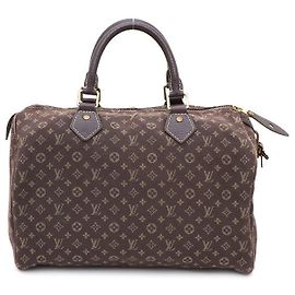 Louis Vuitton Borsa Tote Monogram Mini Rinse Speedy Marrone