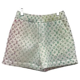 Louis Vuitton Unworn Monogram Mesh Shorts White