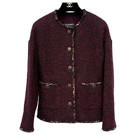 Chanel Unused Tweed Jacket Black