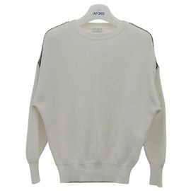 Brunello Cucinelli Paillettenstrick Silber