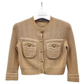 Prada Cardigan de algodão Albino White Branco