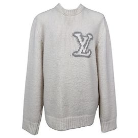 Louis Vuitton Intarsia Knit White