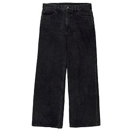 Céline Pantalones de denim de algodón Sleepy Slim Charcoal Castaño