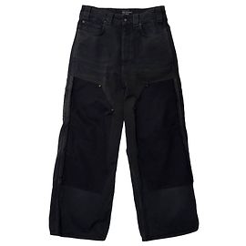 Balenciaga Jeans patchwork sem uso Preto